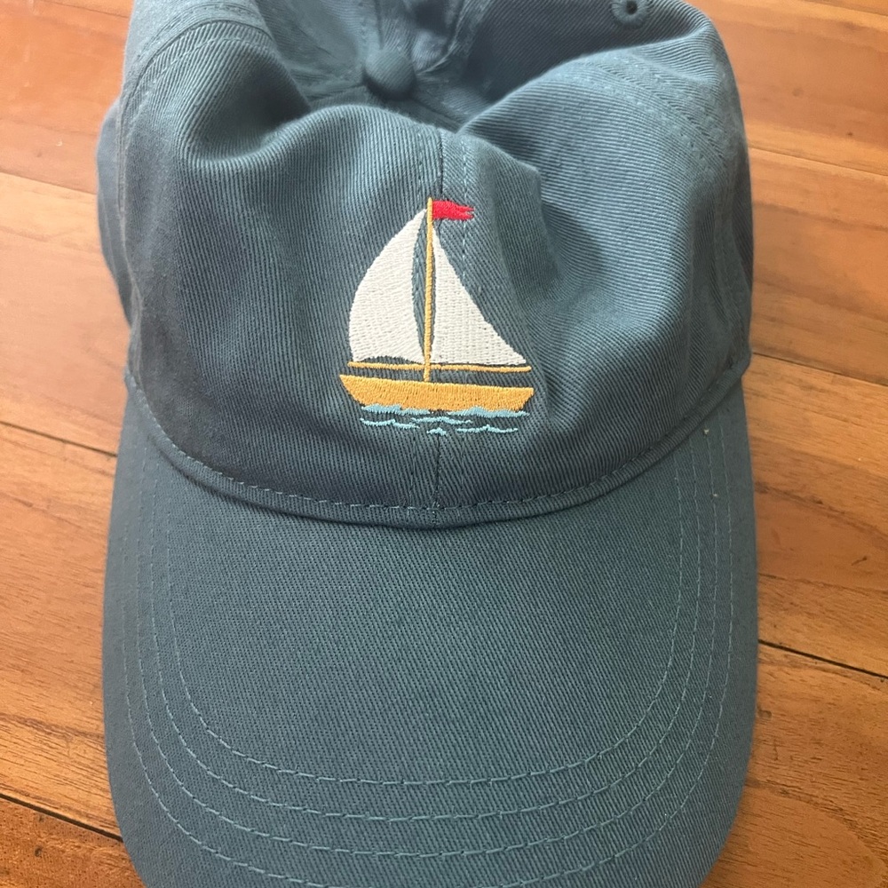 Kiel James Patrick Blue Sailboat Embroidered Hat